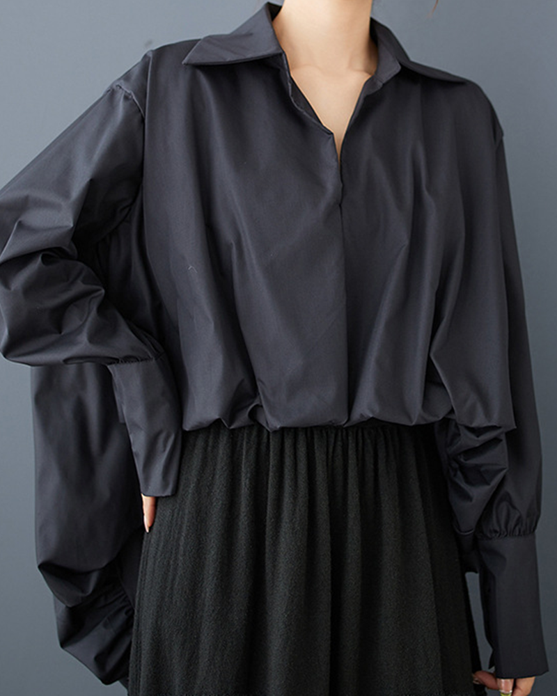 Depth in Motion Bubble Shirt