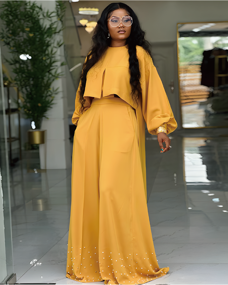 Naomi Wide Leg Pant Set