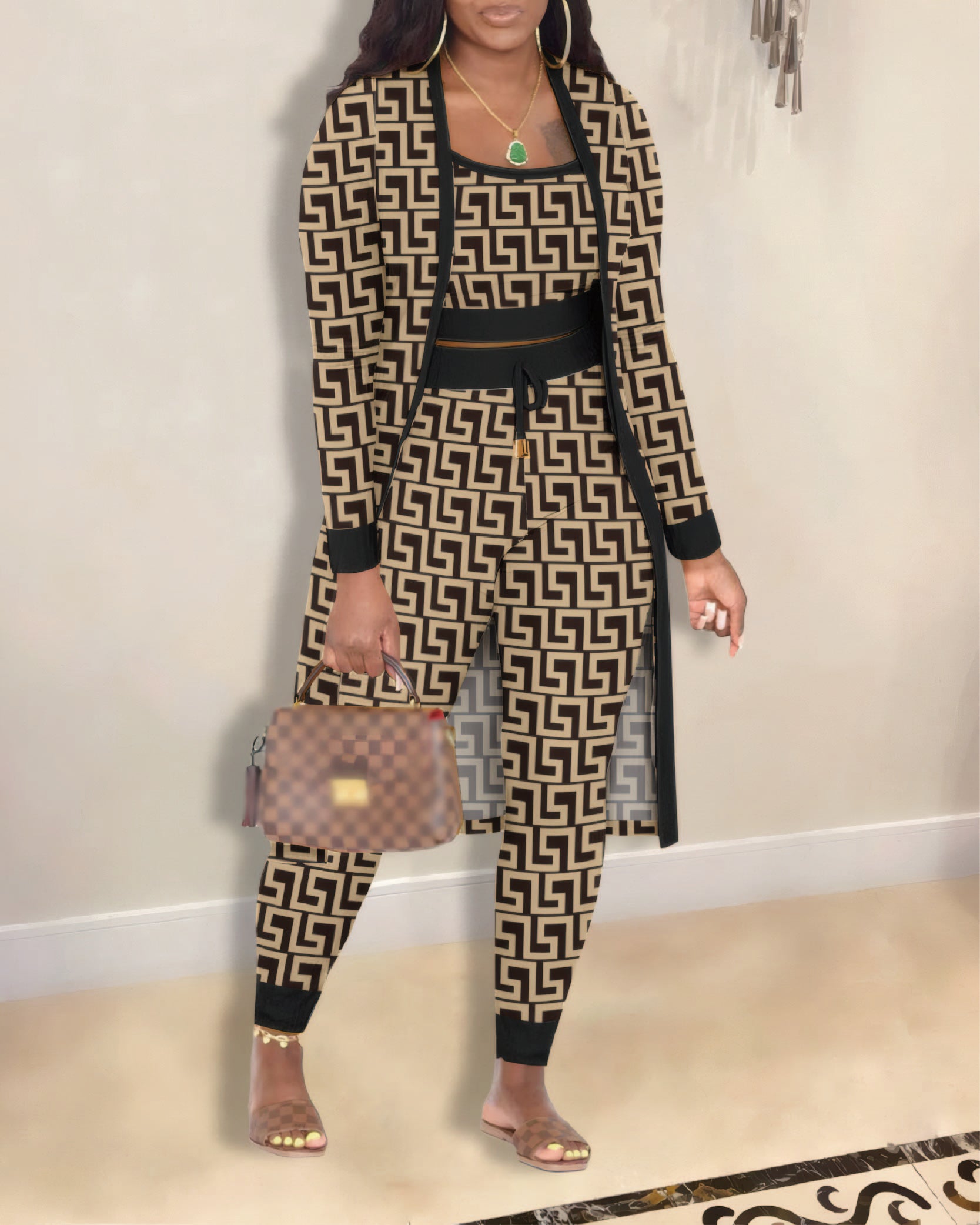3pc Old Time Love Legging Set