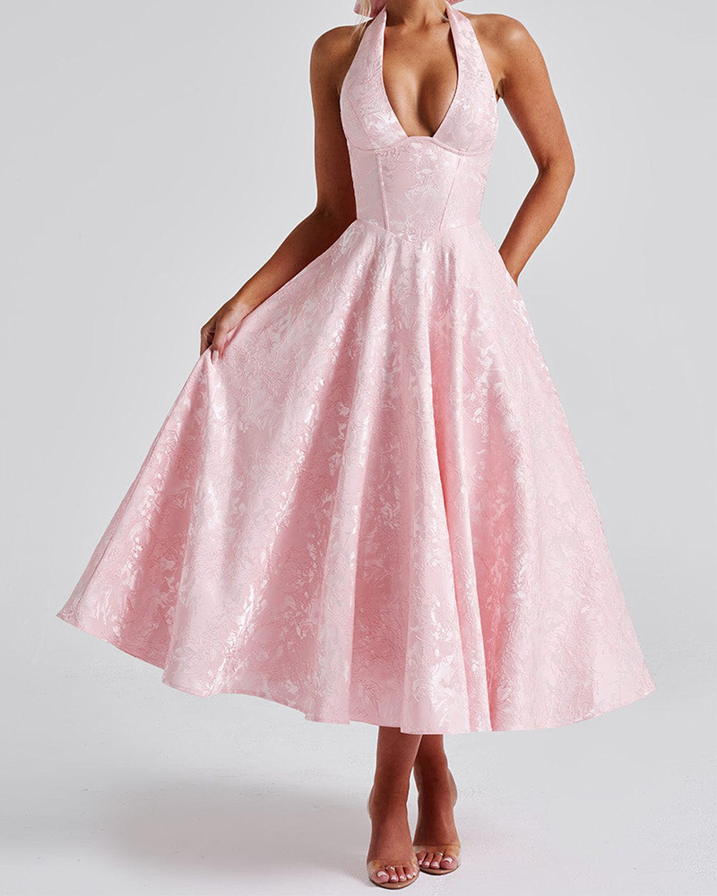 Graceful Backless Evening Dress