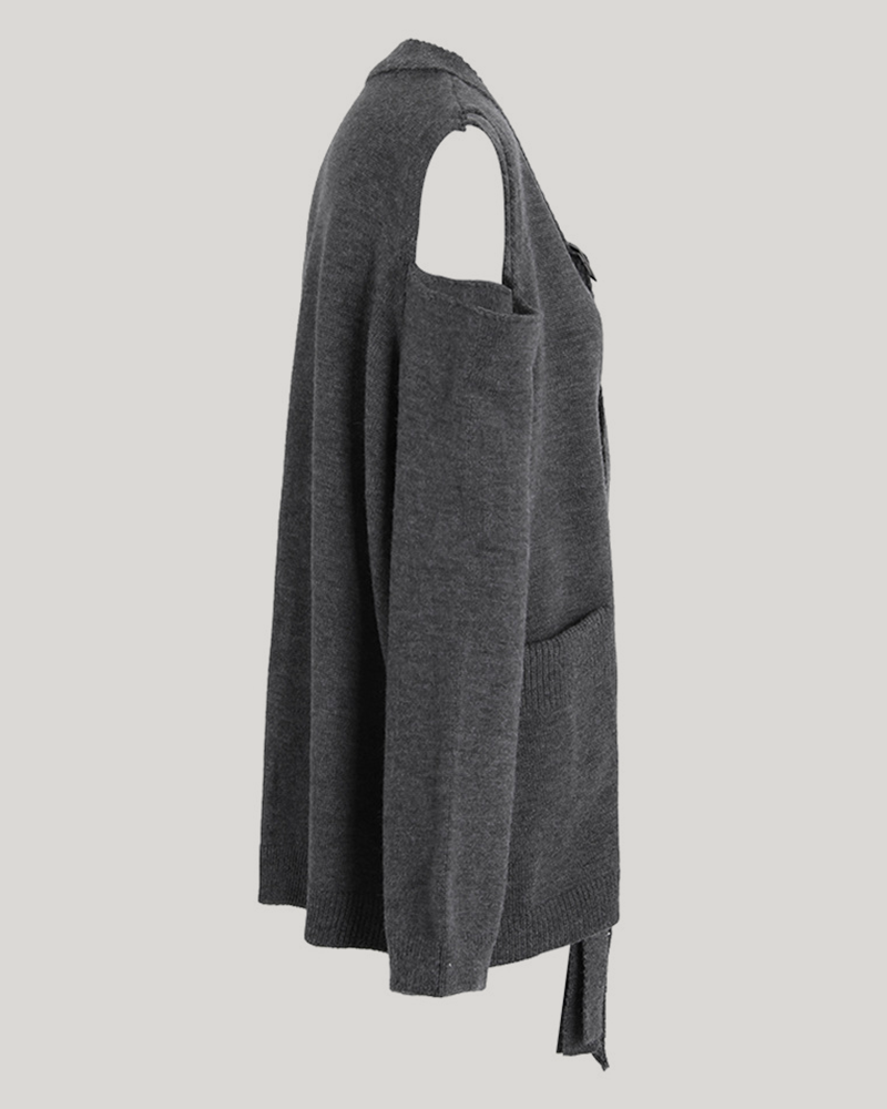 NEUTRAL CODE KNIT CARDIGAN