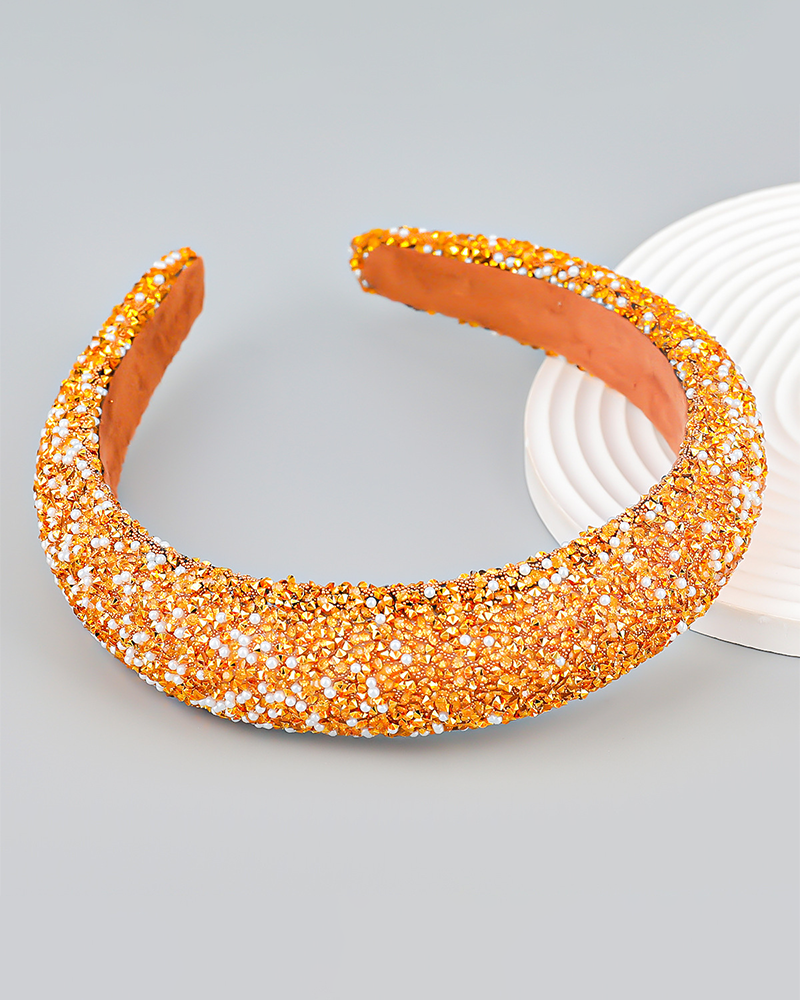 Sponge Wide-Brimmed Headband