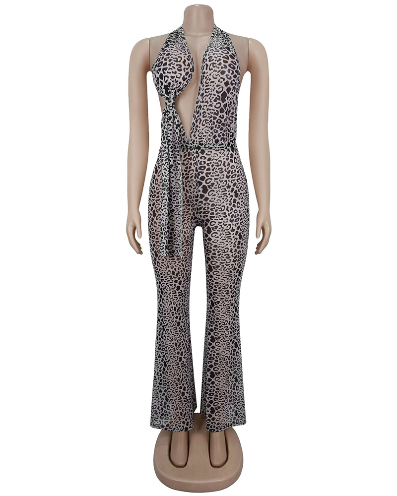 Spicy Print Jumpsuit