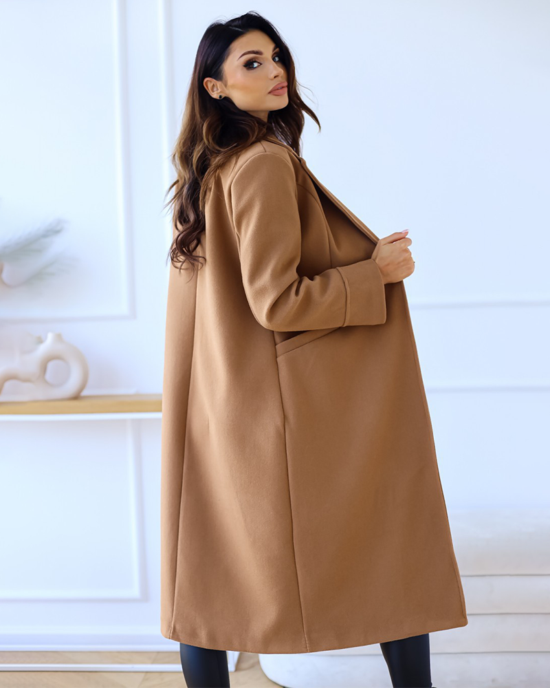 Elite Style Wool Overcoat