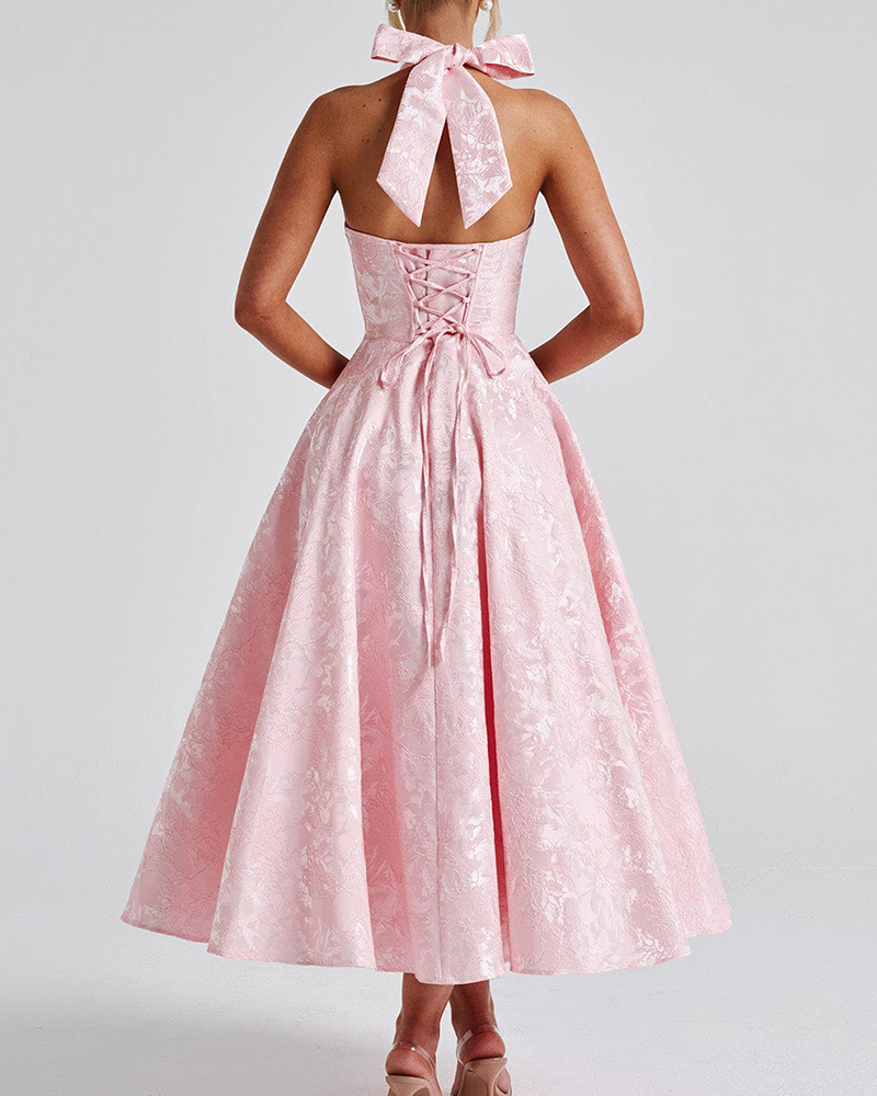 Graceful Backless Evening Dress