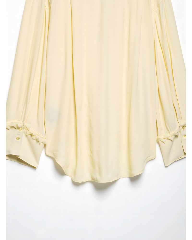 Ruffled tunic&Chiffon Circle Skirt