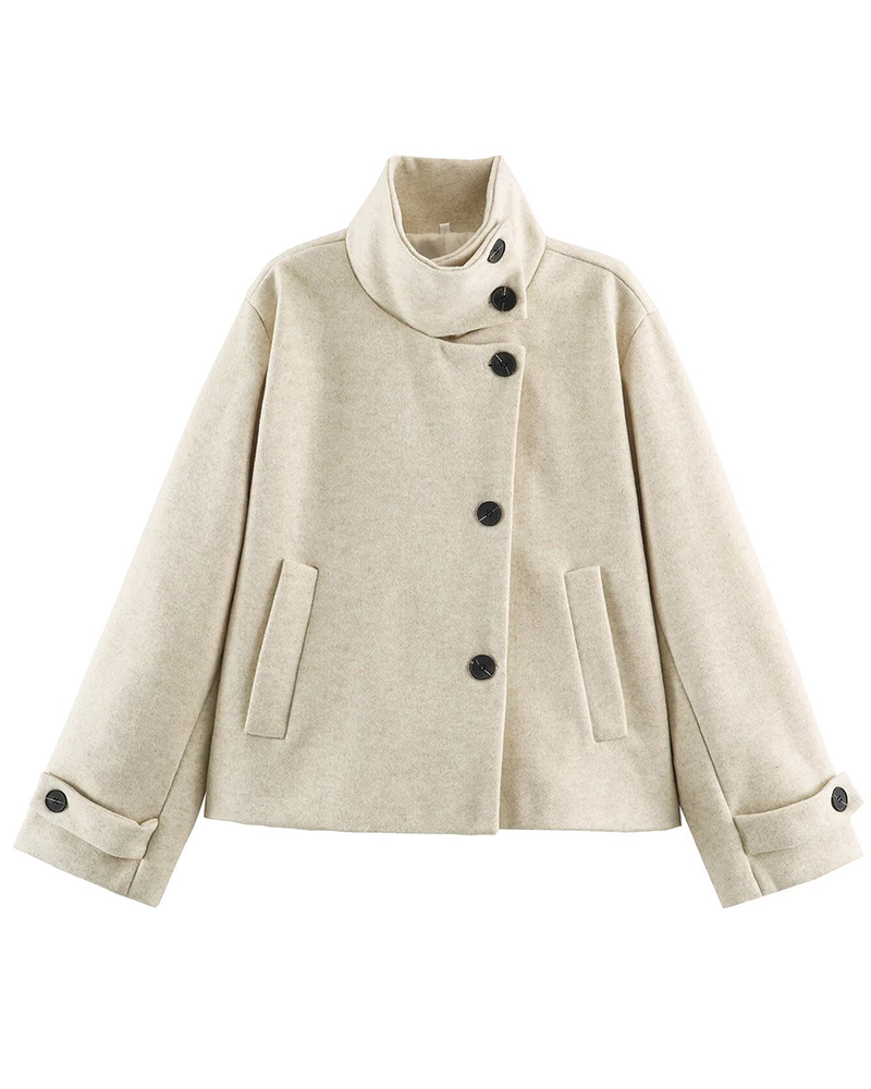 The Everyday Wool-Look Coat