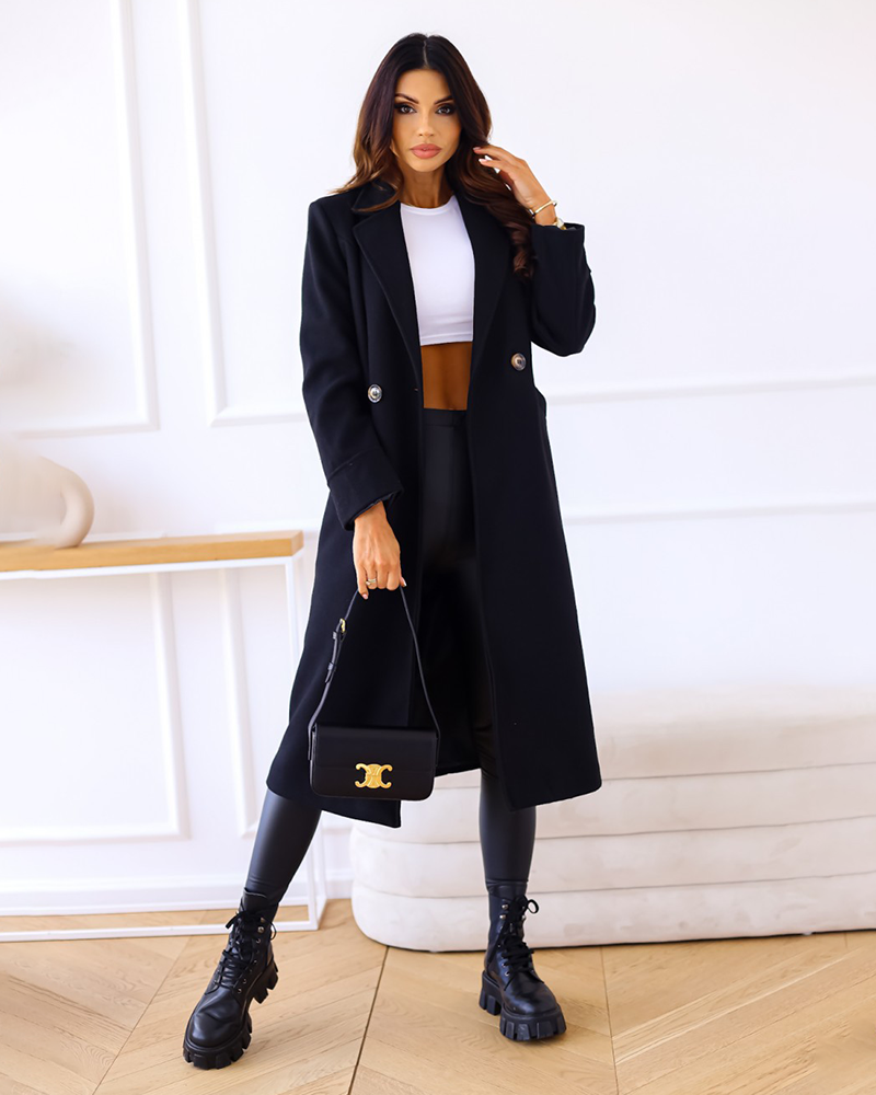 Elite Style Wool Overcoat