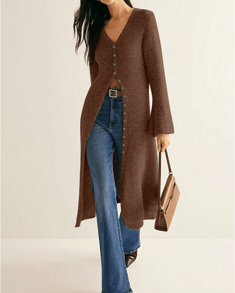 Elegant Muse Long Cardigan