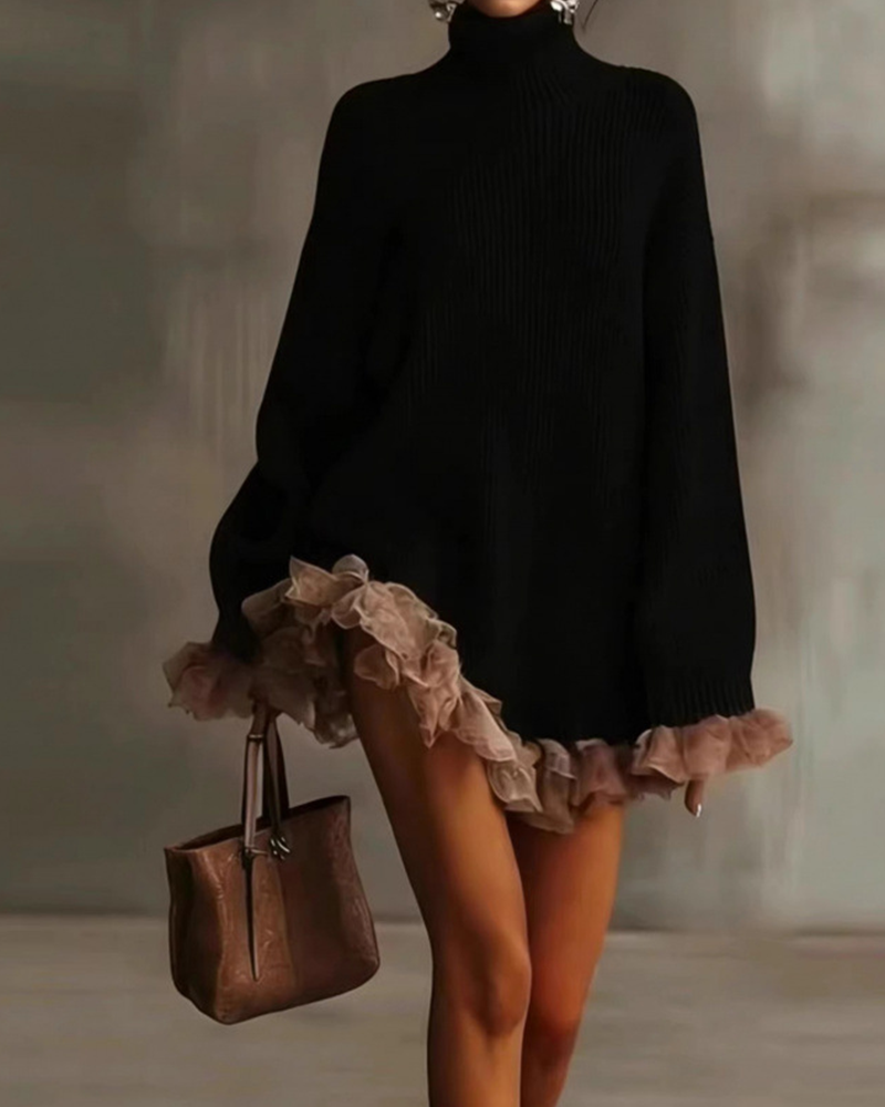 Quiet Ruffle Dress