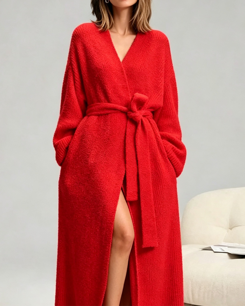 Cozy Cloud Fleece Robe