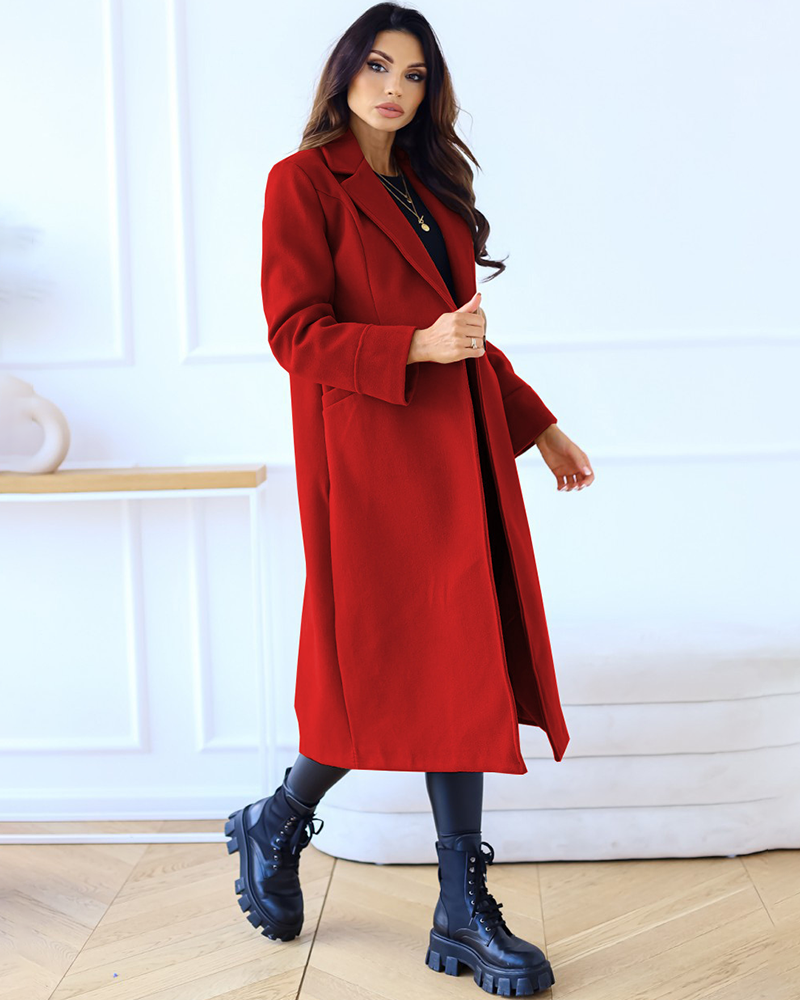 Elite Style Wool Overcoat