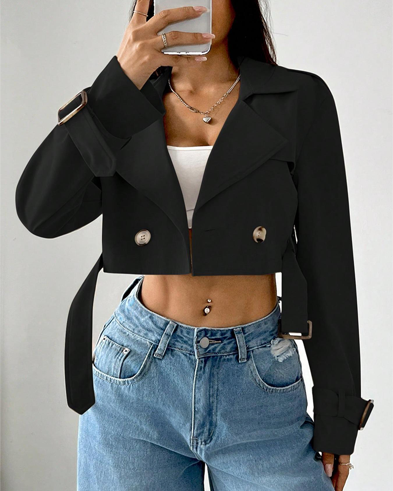 Clean Line Crop Jacket