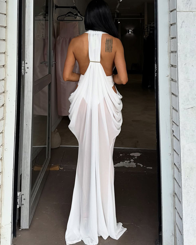 It Girl Halter Dress