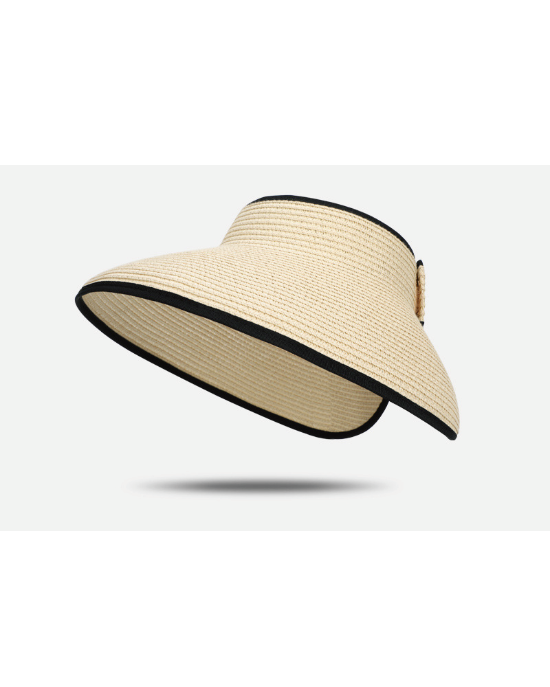 Foldable Easy Carry Straw Sun Visor Hat