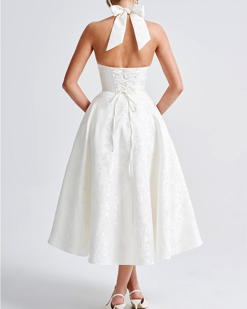 Graceful Backless Evening Dress