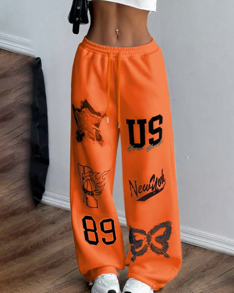 Street Muse Graphic Pants