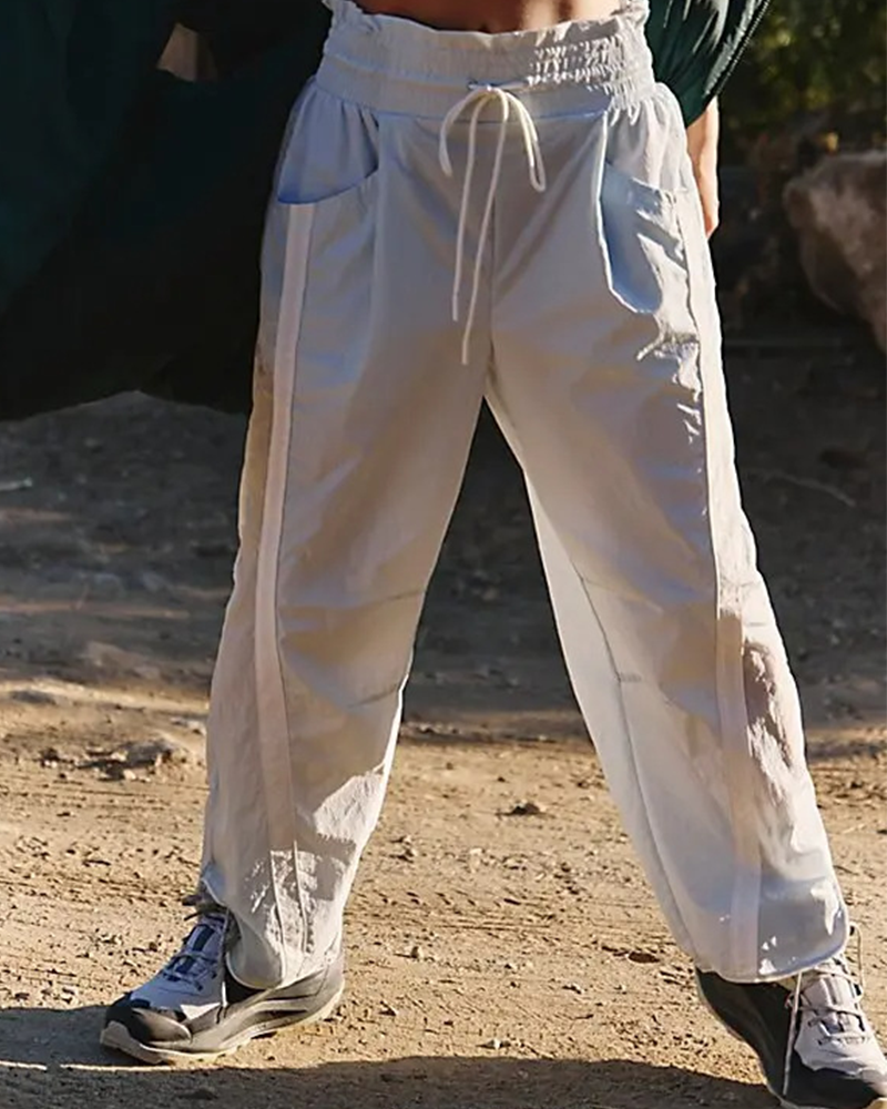 Effortless Stripe Vibes Track Pants