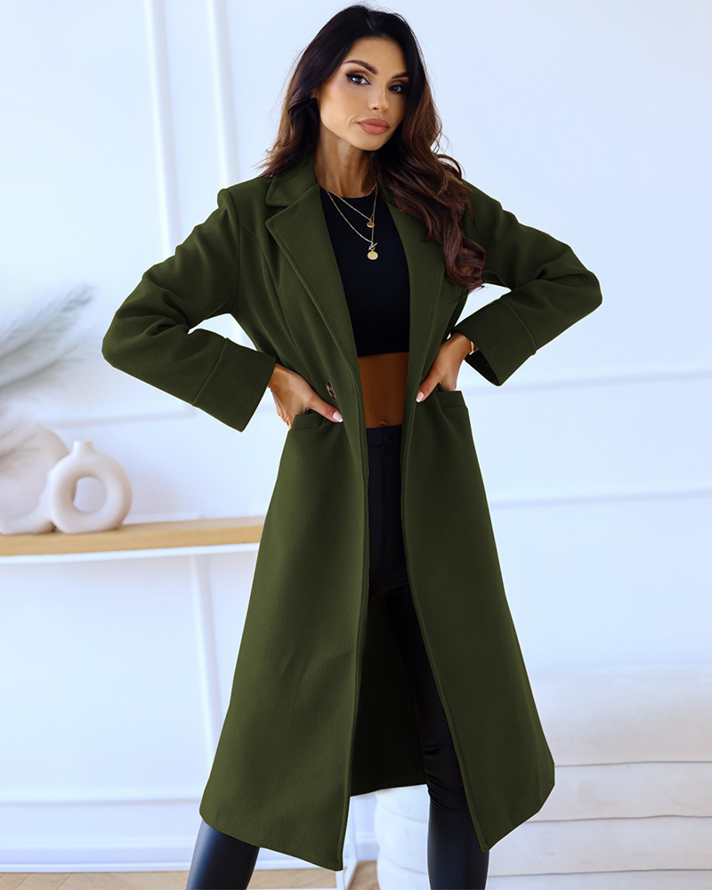 Elite Style Wool Overcoat