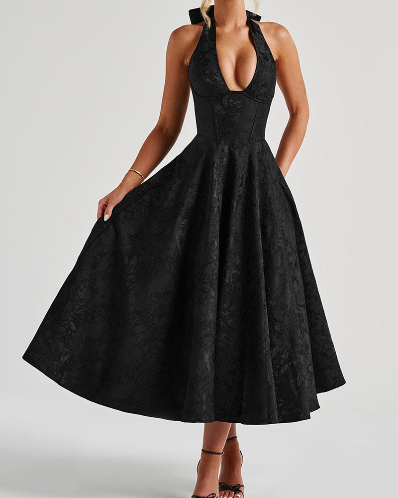 Graceful Backless Evening Dress