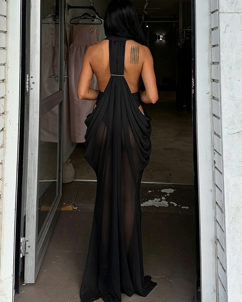 It Girl Halter Dress