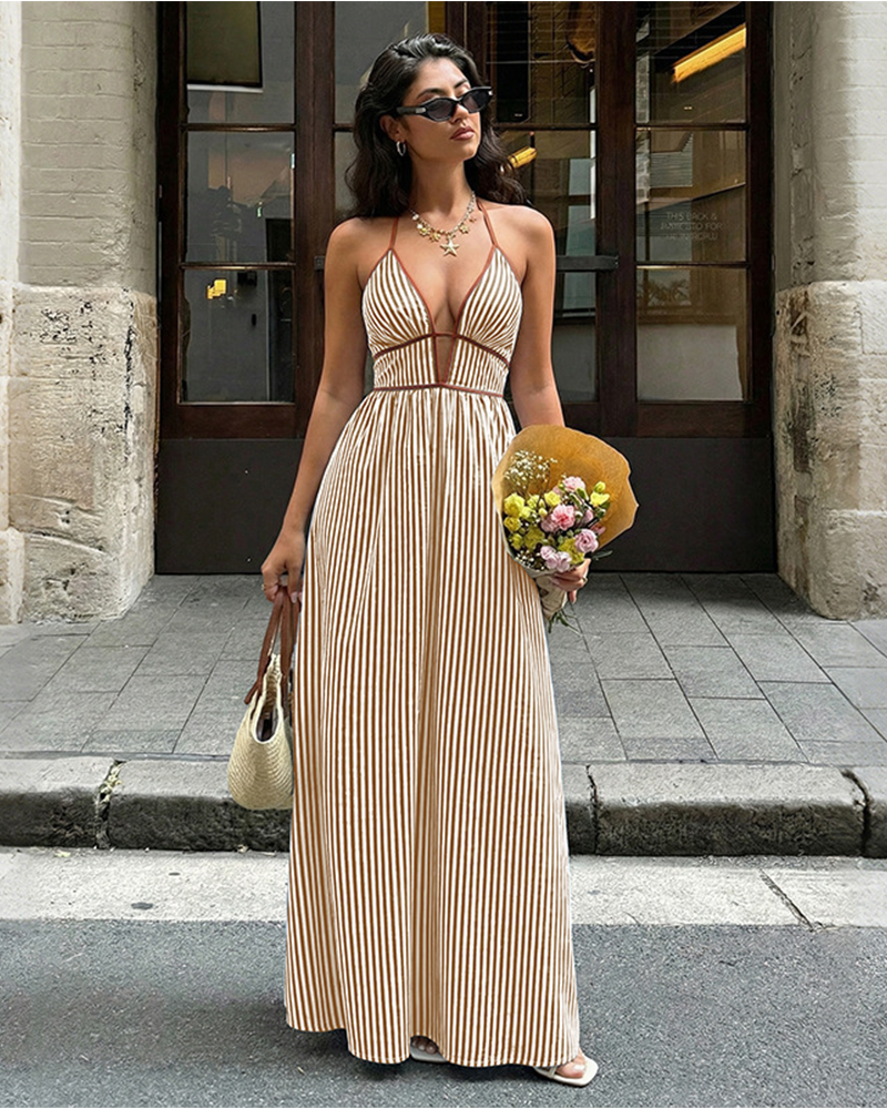 Vacay Vibes Stripe Dress