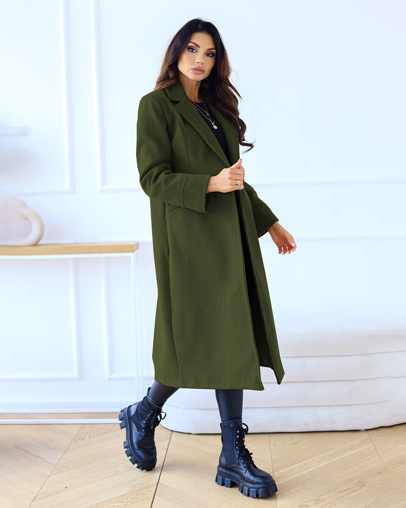 Elite Style Wool Overcoat