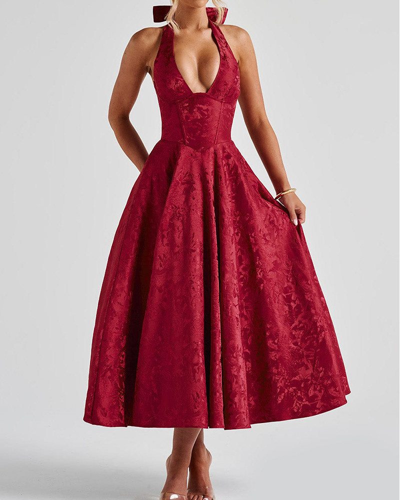 Graceful Backless Evening Dress