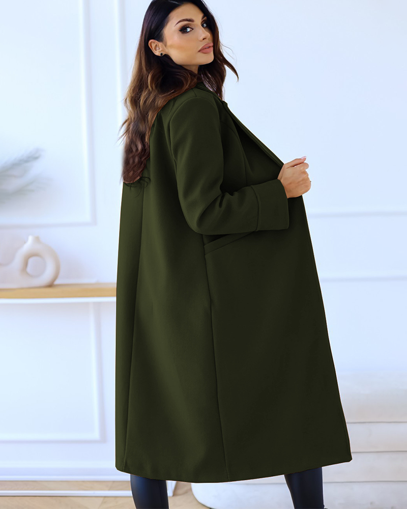Elite Style Wool Overcoat