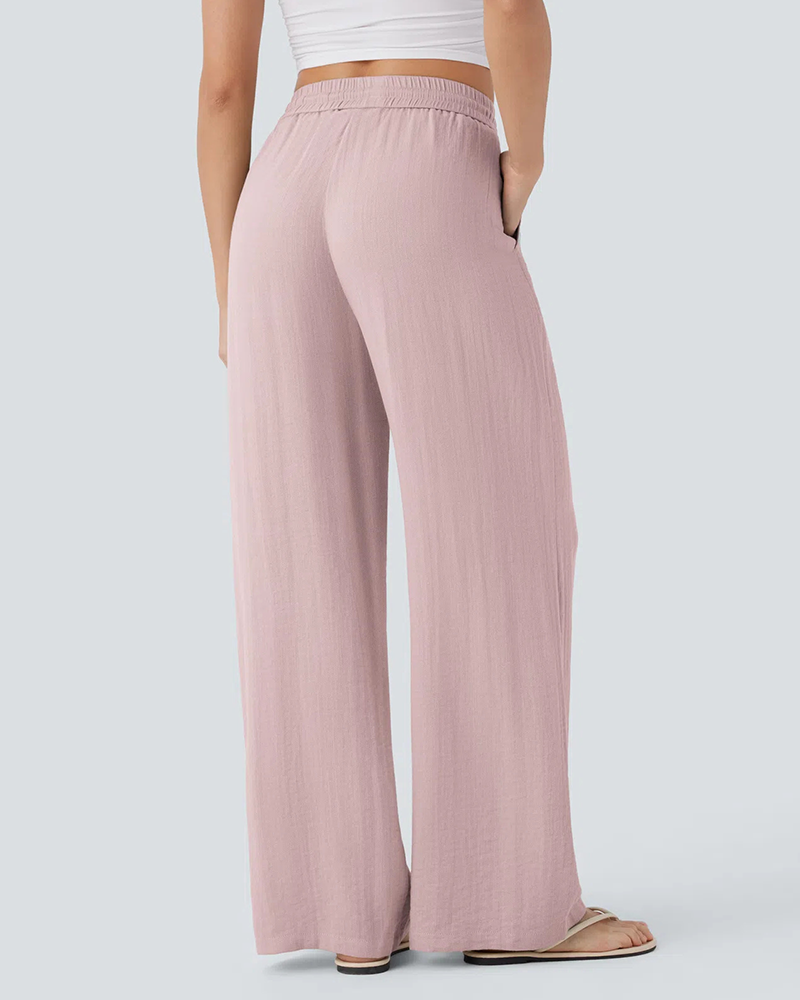 Palm Breeze Linen Pants