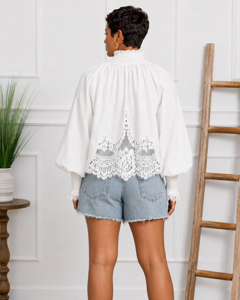 Alchemy Shirred Blouse