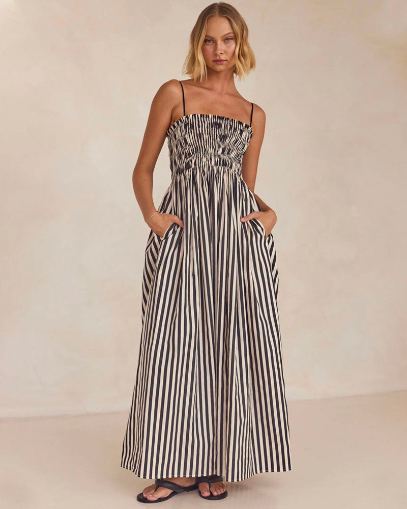 Alice Striped Maxi Dress