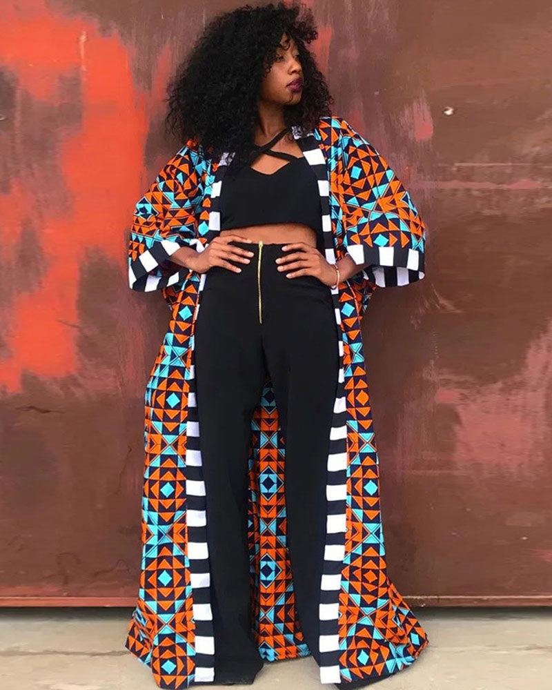 Ankara Print Kimono