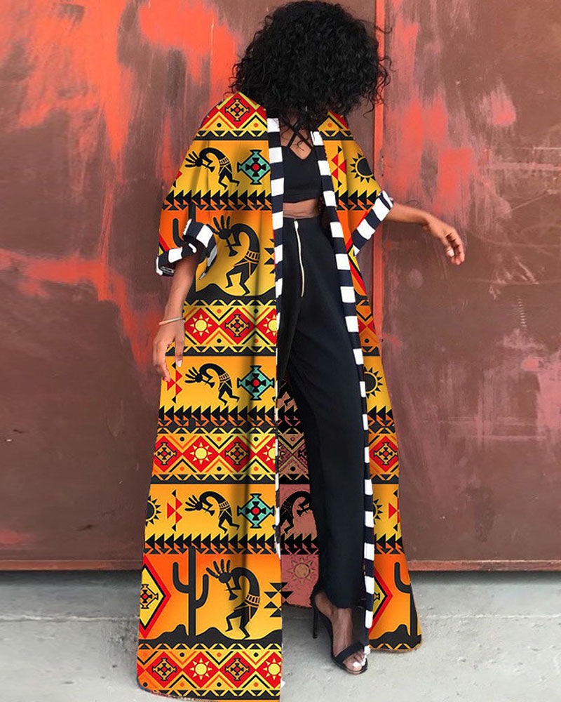 Ankara Print Kimono