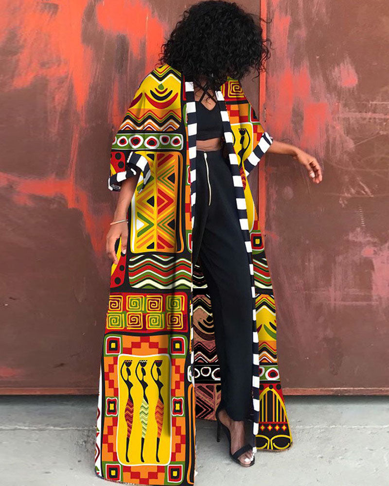 Ankara Print Kimono