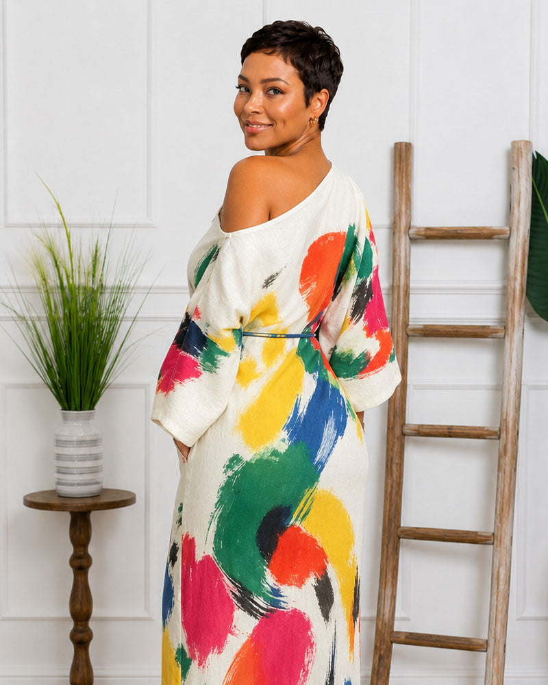 Art in Motion Maxi Dress