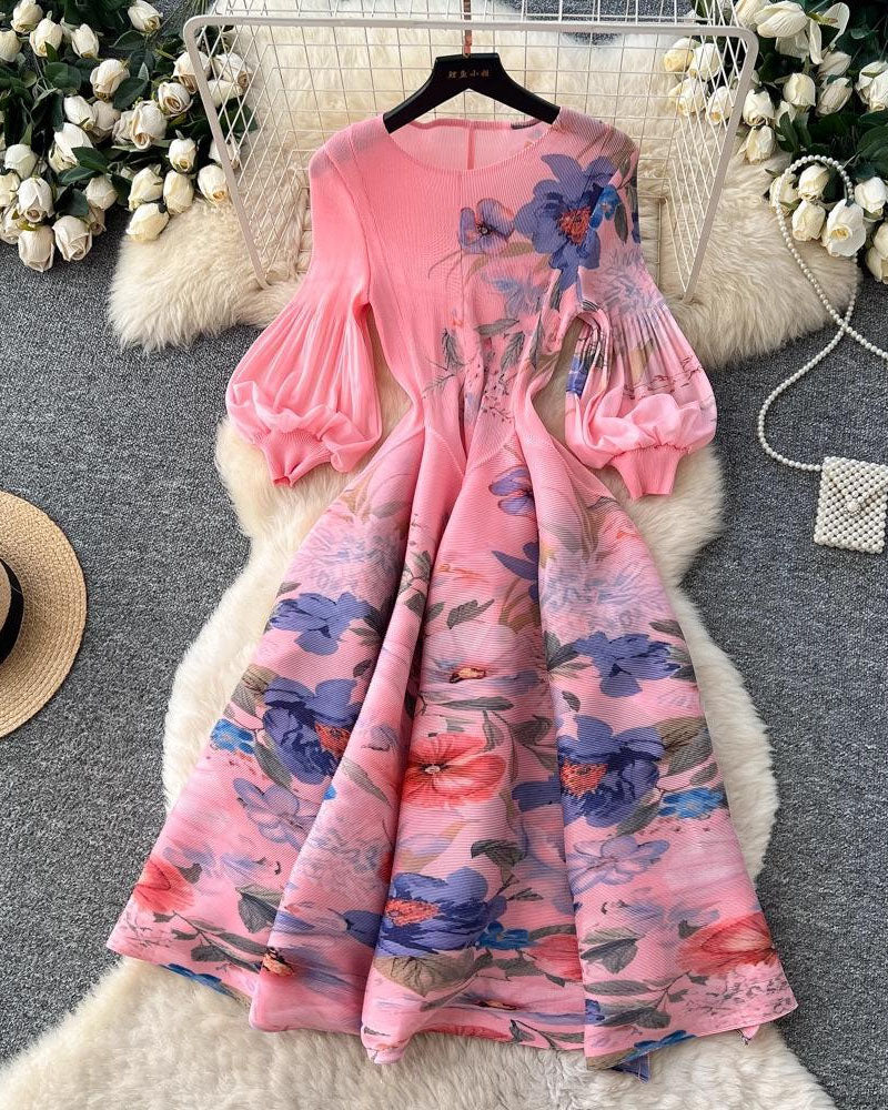 Aurelle Bounce Pleated Dress