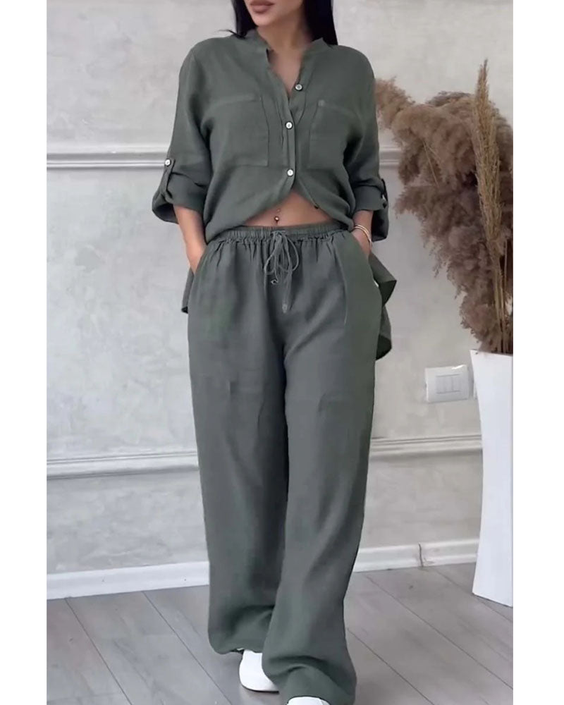 Brielle 2 Piece Linen Set