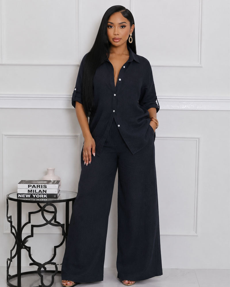 Brielle 2 Piece Linen Set