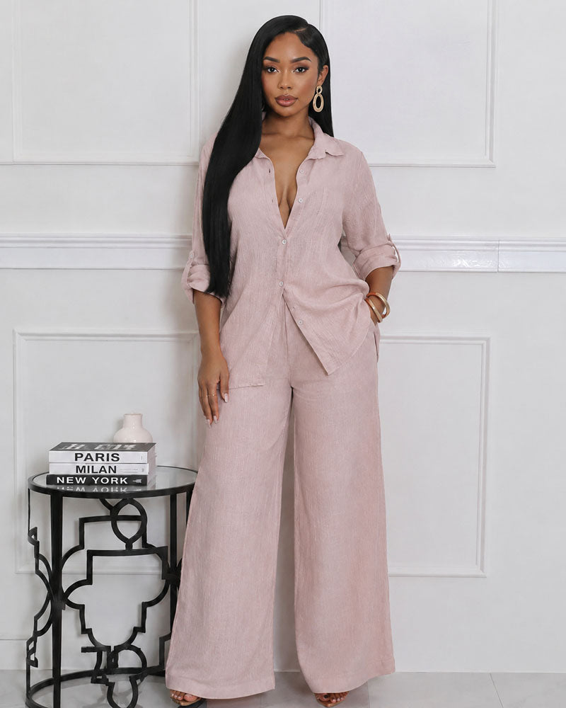 Brielle 2 Piece Linen Set