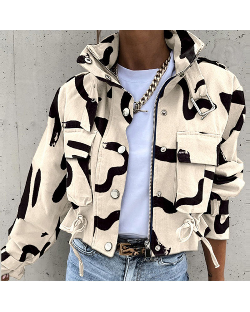 Buckle Crop Jacket