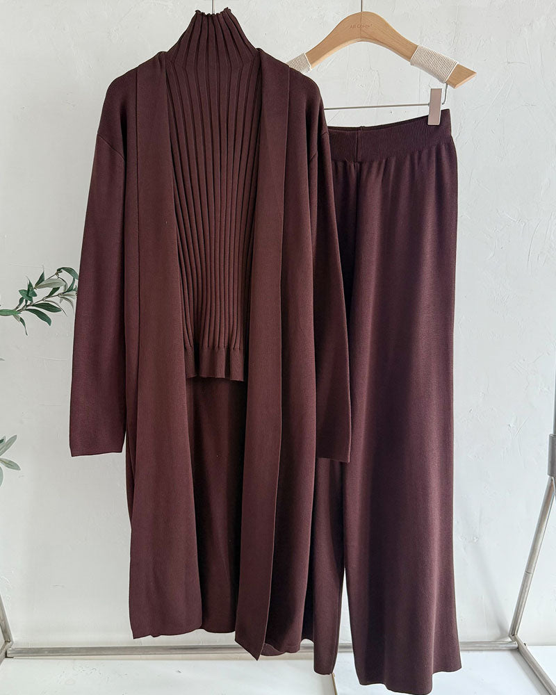 Carrie Knitted 3 Piece Sets