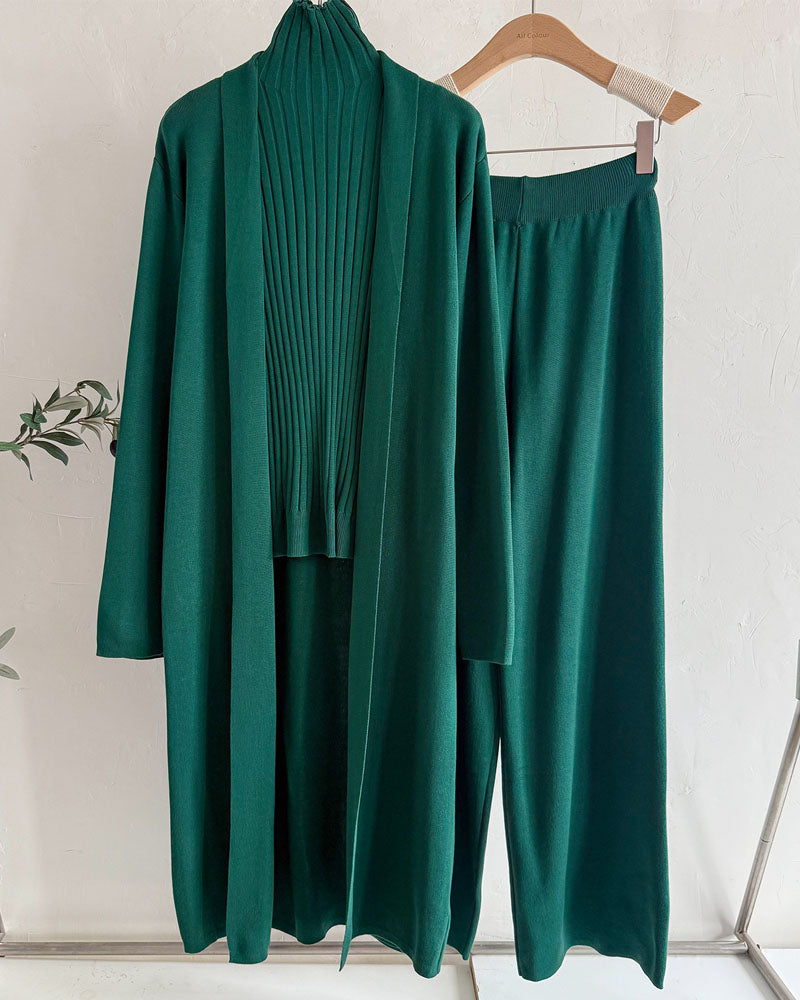 Carrie Knitted 3 Piece Sets