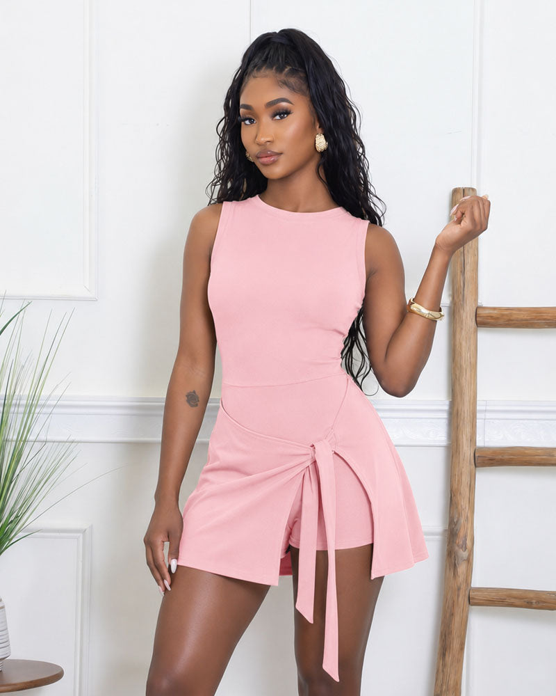 Center Court Tie Tennis Dress