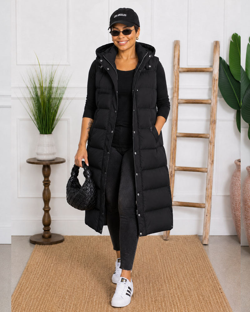 City Layer Longline Puffer Vest