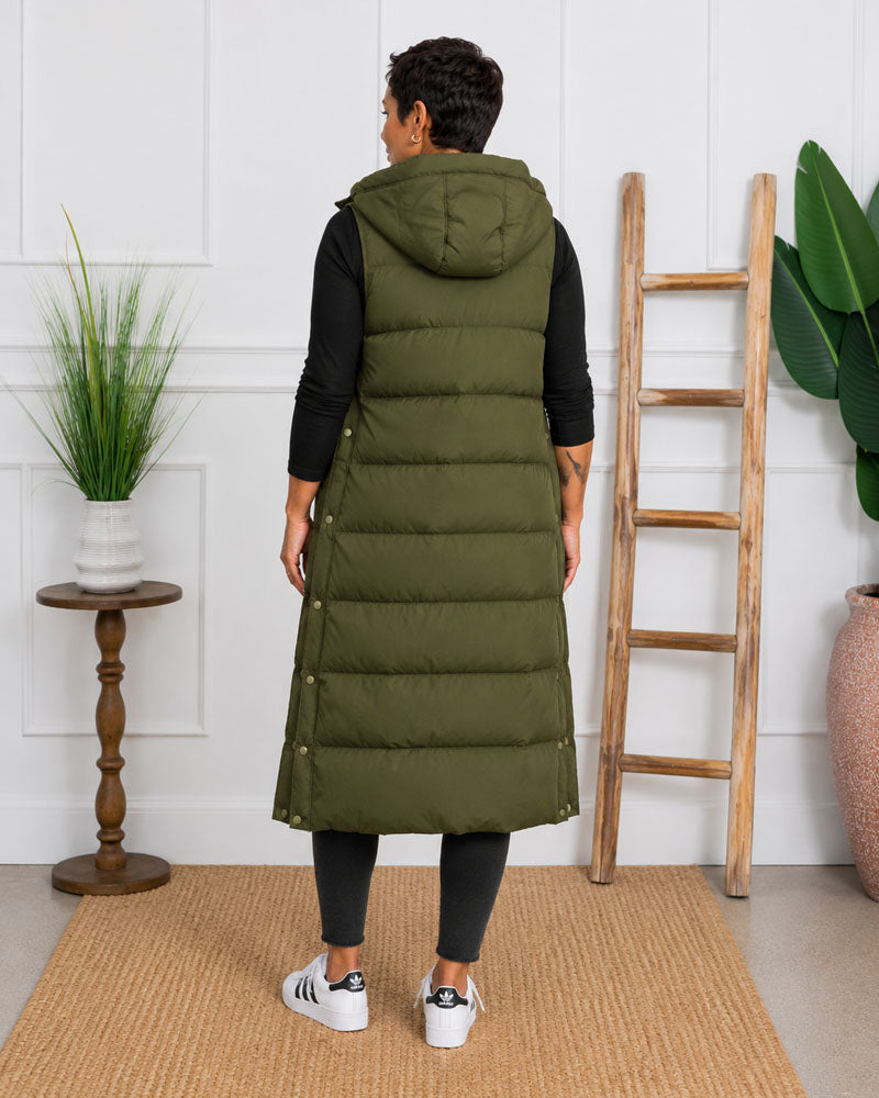 City Layer Longline Puffer Vest