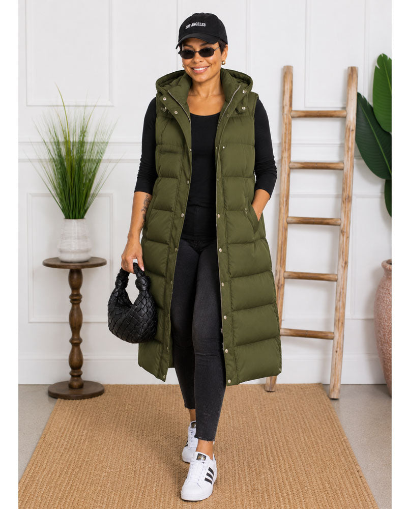 City Layer Longline Puffer Vest