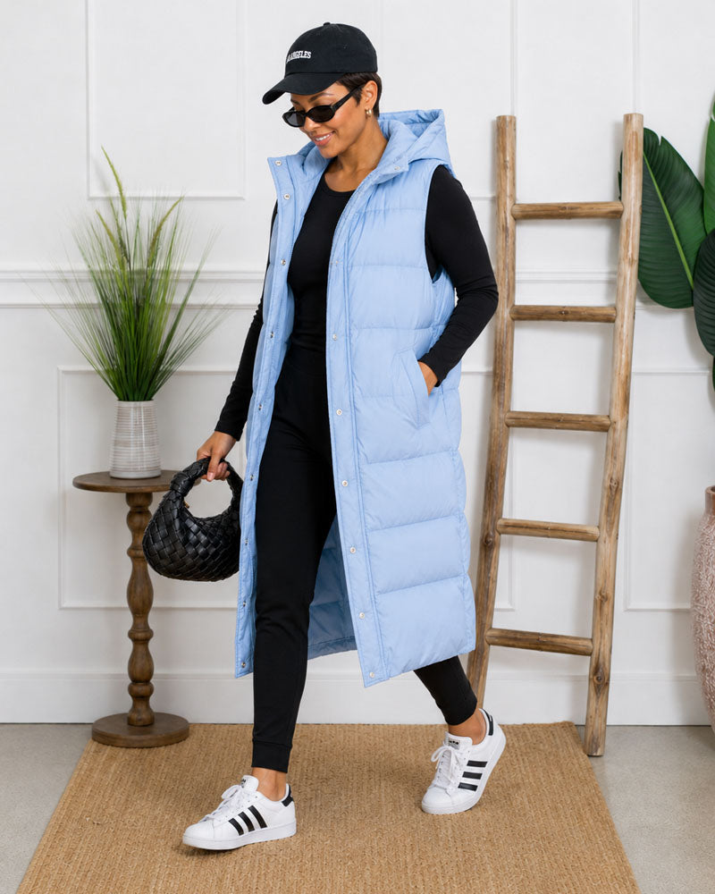 City Layer Longline Puffer Vest