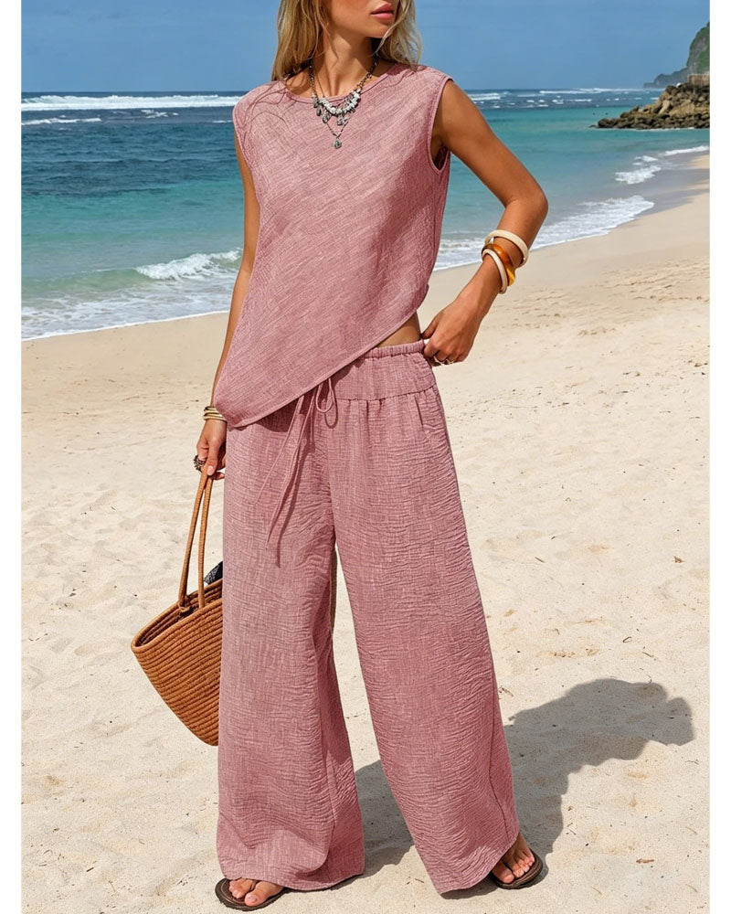 Coastal Drift Pants Set