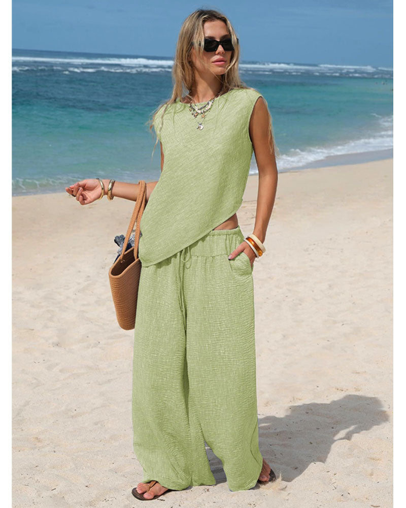 Coastal Drift Pants Set
